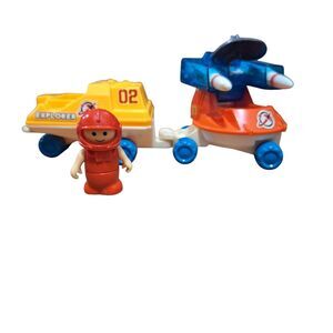 Vintage L'il Playmates Space Station Play Set 1984 Vehicle #2 & #3 Nostalgia